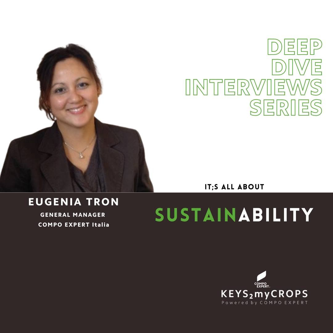#5 DEEP DIVE INTERVIEWS series hosts Mrs. Eugenia Tron, Country Manager of @compoexpertitalia 
----------------
K2MC TV: https://www.youtube.com/watch?v=Q6m6E45BFKg
----------------
Hello everybody and welcome to the Deep Dive interview series #5 powered by the Keys 2 My Crops initiative. Today we have the pleasure to host Mrs. Eugenia Tron from Italy.
Since 2017, Eugenia is the Country Manager of Compo Expert Italia that serves the Italian and Slovenian markets. 
She holds a degree in Economics and has got more than 15 years of operation management experience in multinational organizations in chemical sector. 
In her remarkable career has lead Teams in Finance, Operation, and Sales mainly in agrobusiness. 
In this interview we had (Christos D. Katsanos ) the pleasure to ask questions about the:
- COMPO EXPERT Italia and its activities
- main challenges of the Agriculture in Italy in the next 10 years?
- major 5 Technologies of COMPO EXPERT's products
- main crops that CEI pays focus
- “Regenerative Agriculture”approach of CEItalia
- future of the BIOSTIMULANTS 
- support to their customers 
- new products 
- special products for the viticulture/wine business
- sports turf future in the top football clubs of Italy
- special nutrition programme for the leafy greens
and more..
Enjoy and come up with your comments